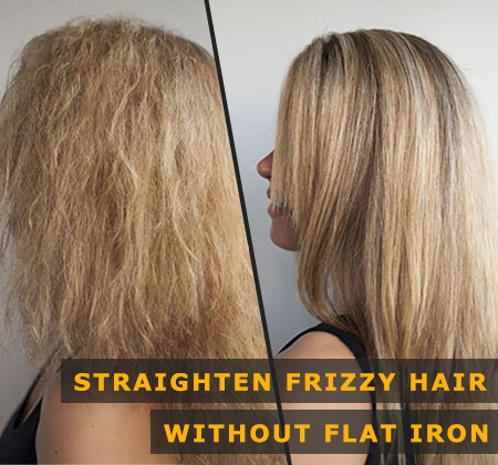 Featured Image of Straighten Frizzy Hair Without Flat Iron